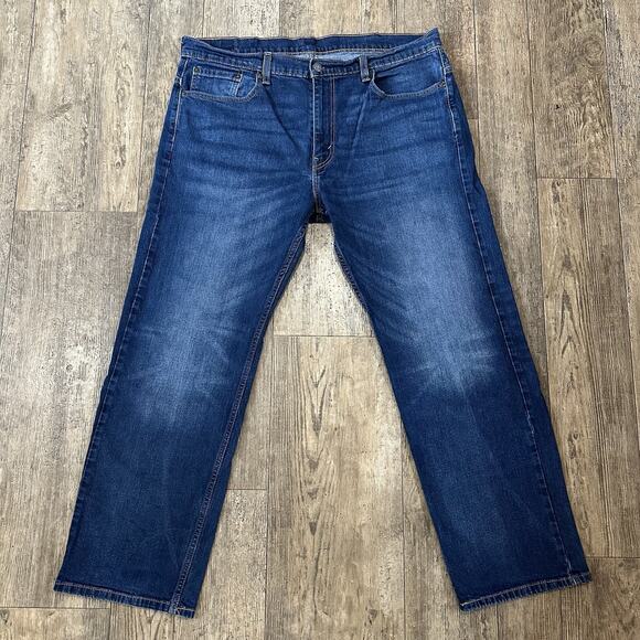 Levi's Other - Levi's 569 LOOSE FIT STRAIGHT LEG Mens Size 39x29.5 Blue Jeans Denim Pants